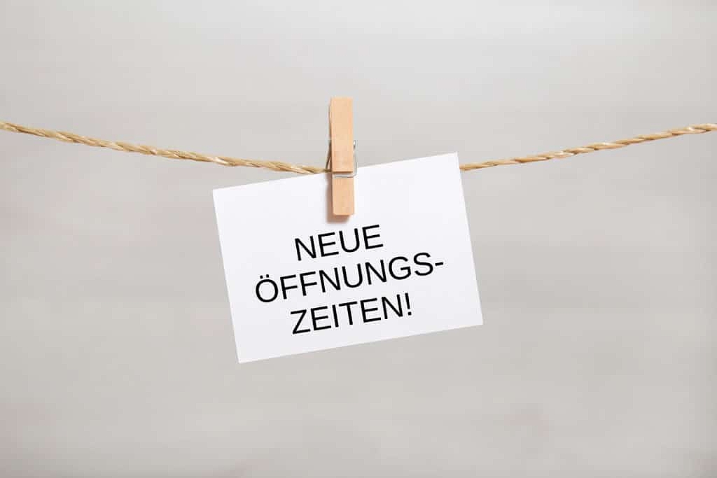 Neue Öffnungszeiten Fashion Store Neue Öffnungszeiten Fashion Store